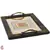 Hand Painted Wooden Tray With Dhokra Work