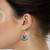 green Quartz Jhumkas