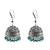 Blue Manmade Turquoise Jhumkas