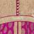 Purple embroidery and print dupion with netted fabric mastani dress kids girls
