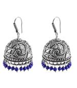 Oxidized Handmade Jhumka Earringstribal Jewelleryjaipur Jhumki