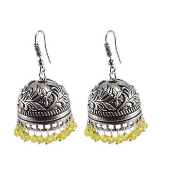 Handmade Texture Round Jhumka Earringsfashion Wear Jewelry Collections 1