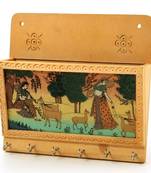 Gemstone painting key magazine holder gift