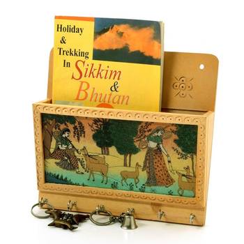 Gemstone painting key magazine holder gift 2