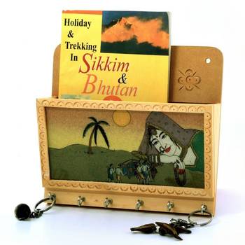 Gemstone painting key magazine holder gift 2