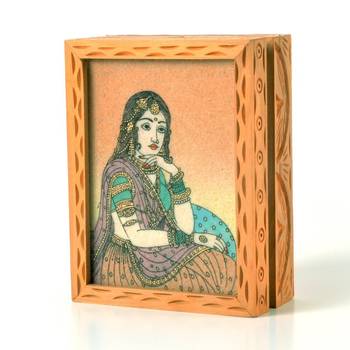 Precious gemstone painting jewelry box gift 1