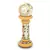 Ethnic design marble table clock handicraft