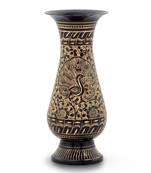 Antique golden minakari work flower vase