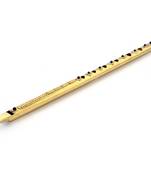 Pure brass gemstone studded handcrafted flute