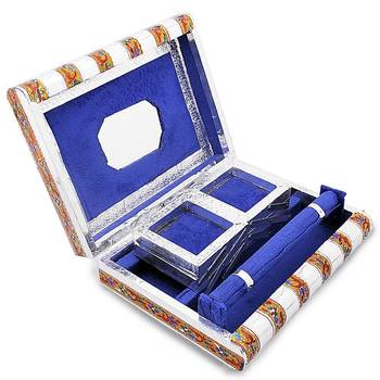 Metal colorful meenakari work jewellery box 2