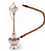 White metal colorful meenakari work real hukka