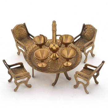 Unique design dining table chair maharaja set 1