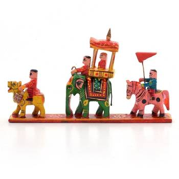 Royal maharaja procession wood handicraft item 1