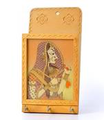 Jaipuri gemstone painted key n letter holder