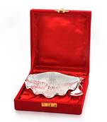 Silver polish pearl oyster brass bowl n spoon