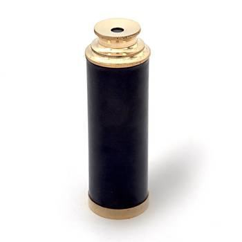 Jaipuri handicraft real telescope in brass lea 1