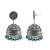 Turquoise Earringsganesha Studs Jhumkai Earringssilver Tribal Jhumkisindian Jewellery