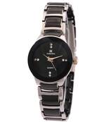 Black colour satiless steel Anlong wrist watch