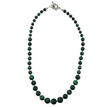 Green Color Mosaic Beads Journey Necklace 1