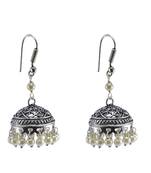 Oxidized Handmade Jhumka Earringstribal Jewelleryjaipur Jhumki