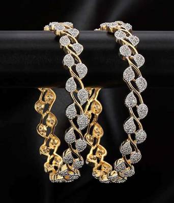 White cubic zirconia bangles-and-bracelets 1