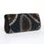 Black Metallic Abstract Embroidered Clutch