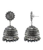 Black Beaded Jewellery Jhumkas