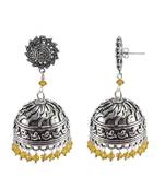 Yellow Stone Jhumkas