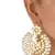 Off-White Pearls and Kundan Embellished Dangler Earrings cum Maang Tika Set 217MT75