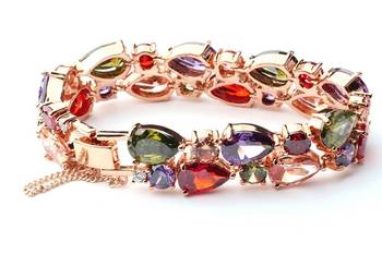 Multicolor cubic zirconia bangles-and-bracelets 3