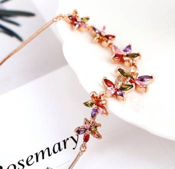 Multicolor cubic zirconia necklaces 2