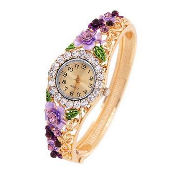 Multicolor cubic zirconia watches 1