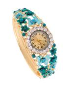 Multicolor cubic zirconia watches