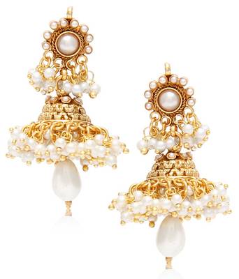Gold pearl necklace-sets 2