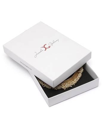 Gold pearl necklace-sets 4