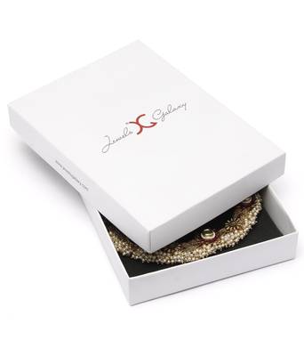 Gold pearl necklace-sets 5