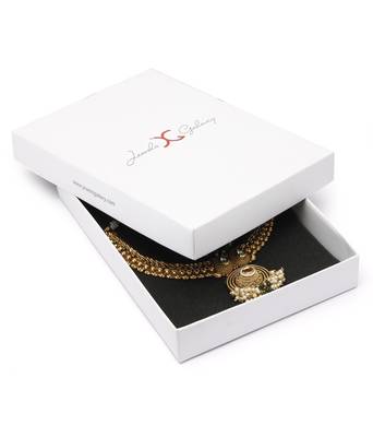 Gold pearl necklace-sets 5