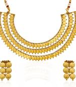 Gold cubic zirconia necklace-sets