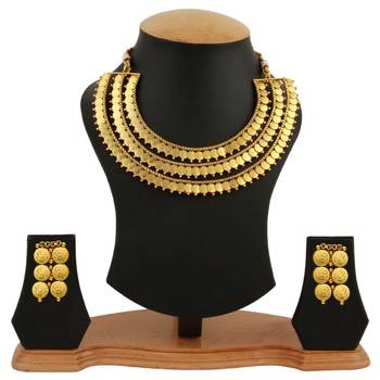 Gold cubic zirconia necklace-sets 3