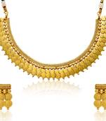 Gold cubic zirconia necklace-sets