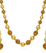 Gold Pearl Necklace Sets