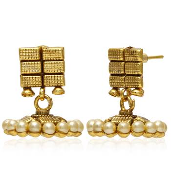 Gold pearl necklace-sets 2