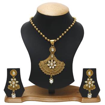 Gold cubic zirconia necklace-sets 3