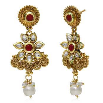 Gold cubic zirconia necklace-sets 2
