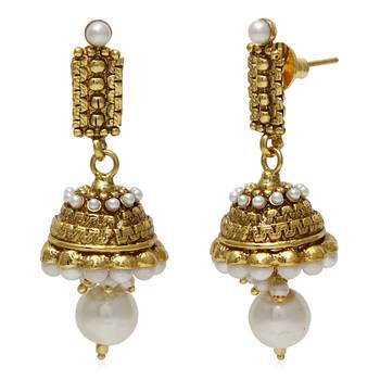 Gold pearl necklace-sets 2