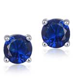 Blue studded jewellery studs