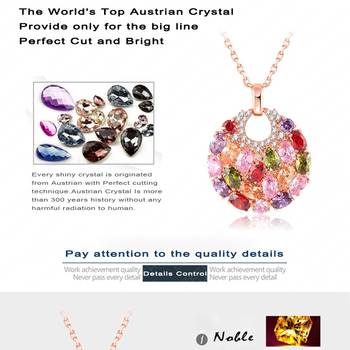 Multicolor cubic zirconia pendants 3