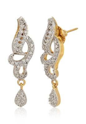 White cubic zirconia mangalsutra 2