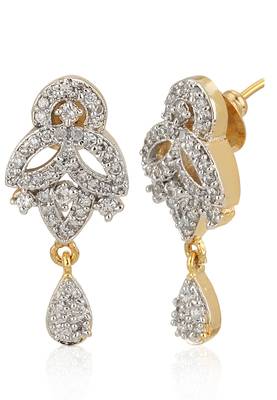 White cubic zirconia mangalsutra 2