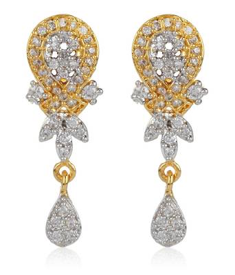 White cubic zirconia mangalsutra 3
